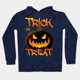 Cute Trick or Treat Halloween Pumpkin Hoodie